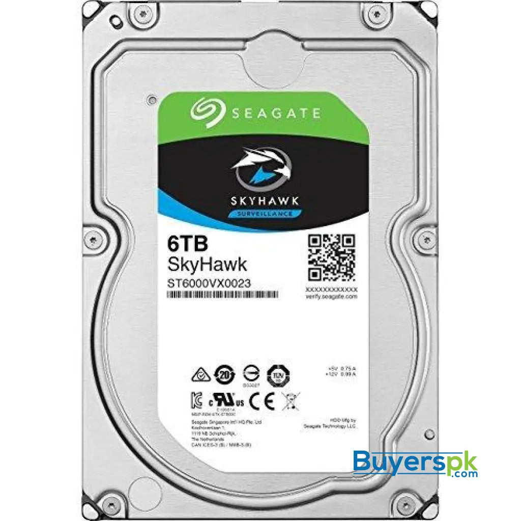 Seagate Skyhawk ST6000VX0023 6 TB Internal Hard Drive 3 Yrs Warranty - Hard Drive Seagate Skyhawk ST6000VX0023 6 TB Internal Hard Drive 3 Yrs Warranty - Hard Drive